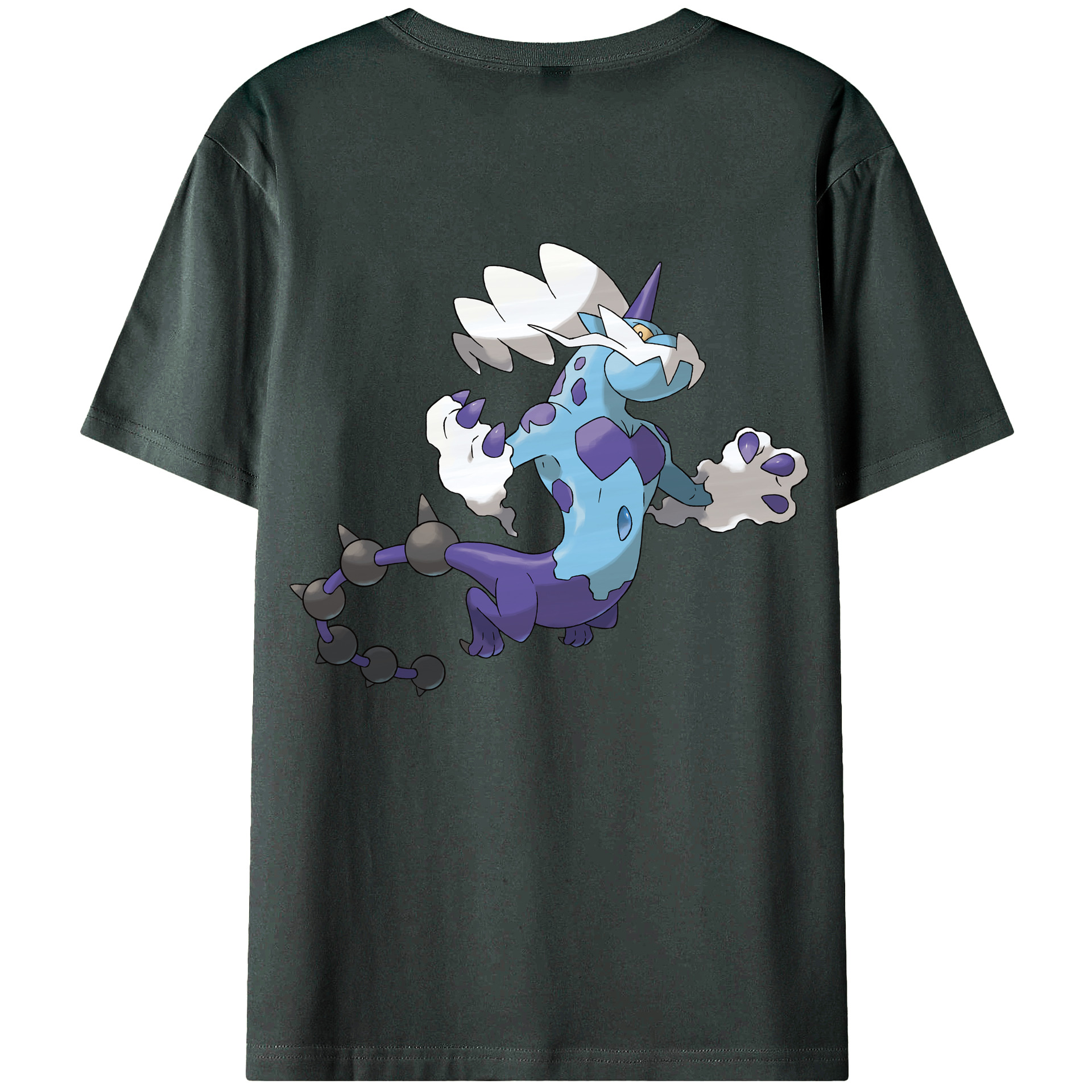 （画像用） ポケットモンスター Pokémon 綿100％ メンズ半袖Tシャツ（バックプリント） 通気性